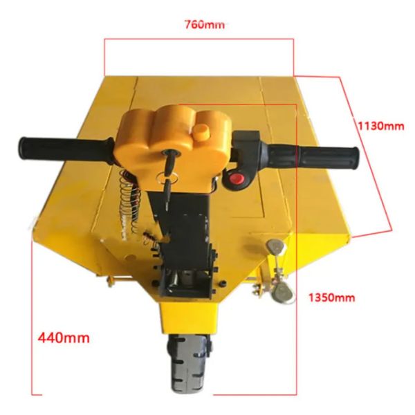 Платформа ручной тележки для строительства Малый электрический ручной тележный автомобиль