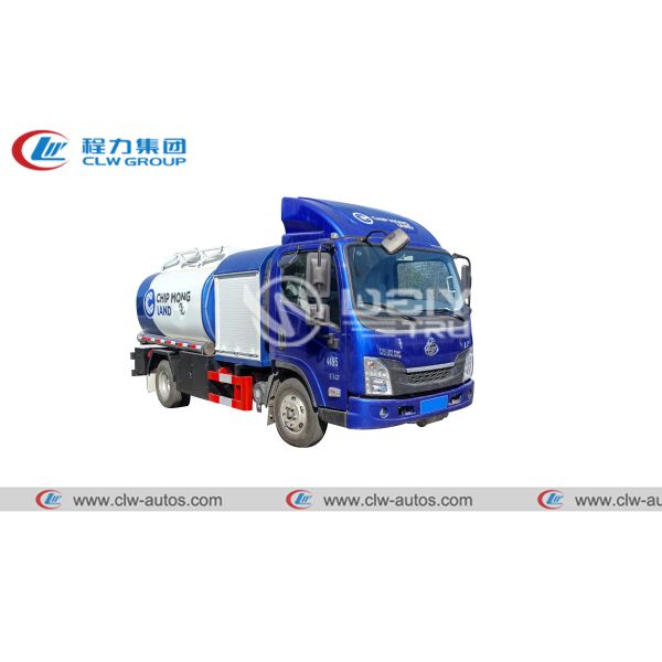 Автоцистерна сырой нефти автоцистерны 5000liter 5cbm топлива воздушных судн алюминиевого сплава