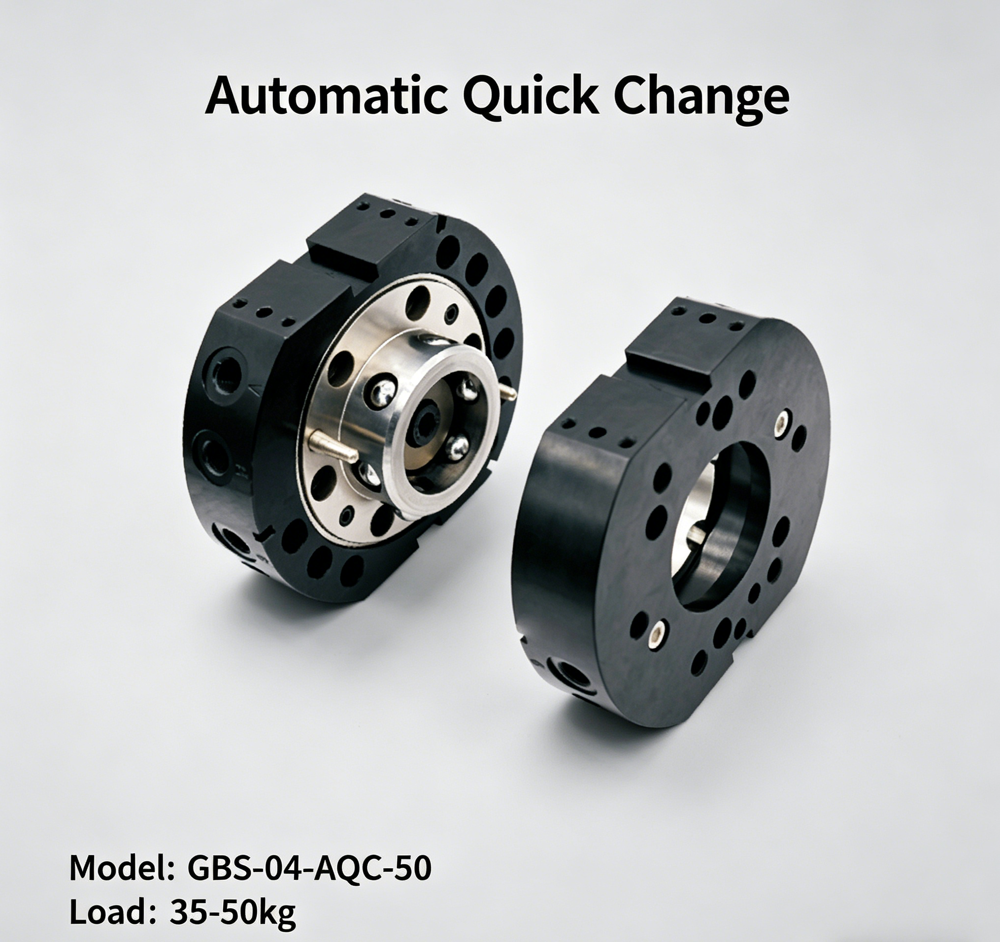 Quick Change Robot End-Effector Plate Easy Tool Swapping for Palletizing and Handling Robotic Arms