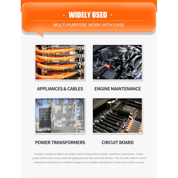 VICTOR VC60B+ Digital Insulation Resistance Tester Высококачественный ЖК-экран 5000 слов с четким почерком