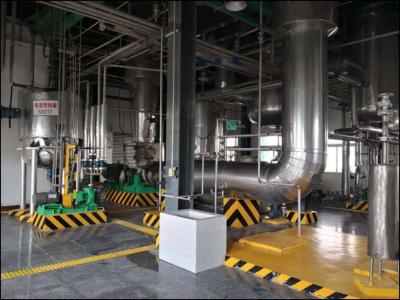 Sistema da evaporação do vácuo do filme de queda da MVR para a indústria de sal do Seawater e a indústria da soda