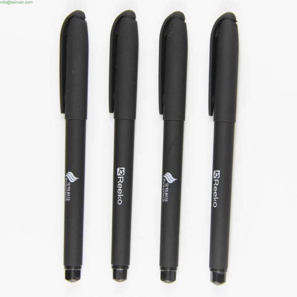 New Promotional Plastic Pen For Advertising/OEM LOGO pen, black gel ink pen