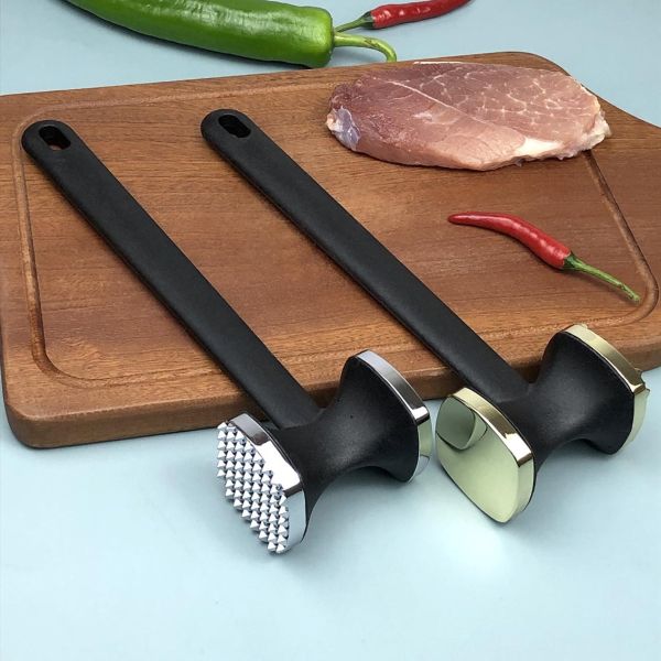 Commercial Buyer Dual-Faced Hammer Manual Meat Tenderizer for Perfectly Tender Steaks