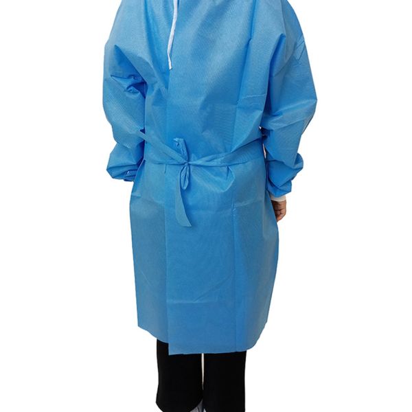 S M L мантия XL XXL стерильная хирургическая усилил шею длинного рукава круглую