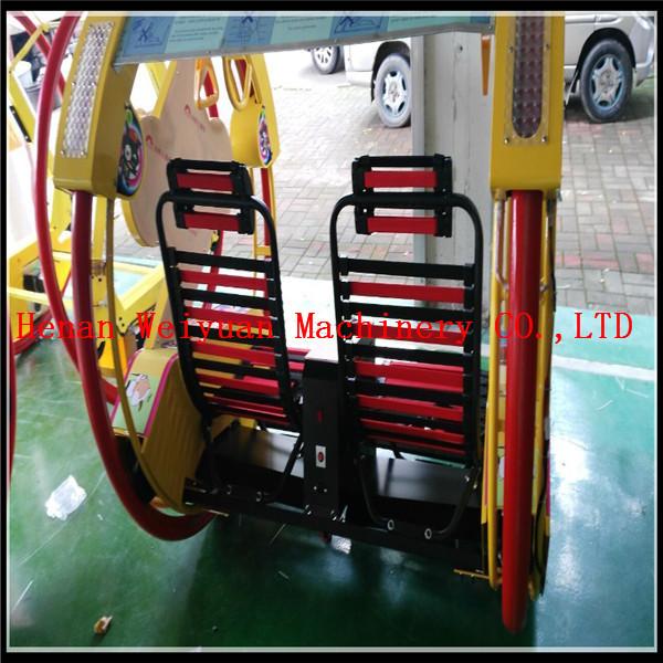 2 seats Canton Fair newest indoor Kids Amusement rides Happy le bar Car Rides Rotating Balance Car for sell