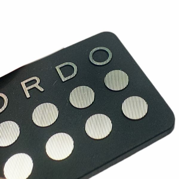 Customized Metal Aluminum Sign With Three-dimensional Design And Diagonal Engraving