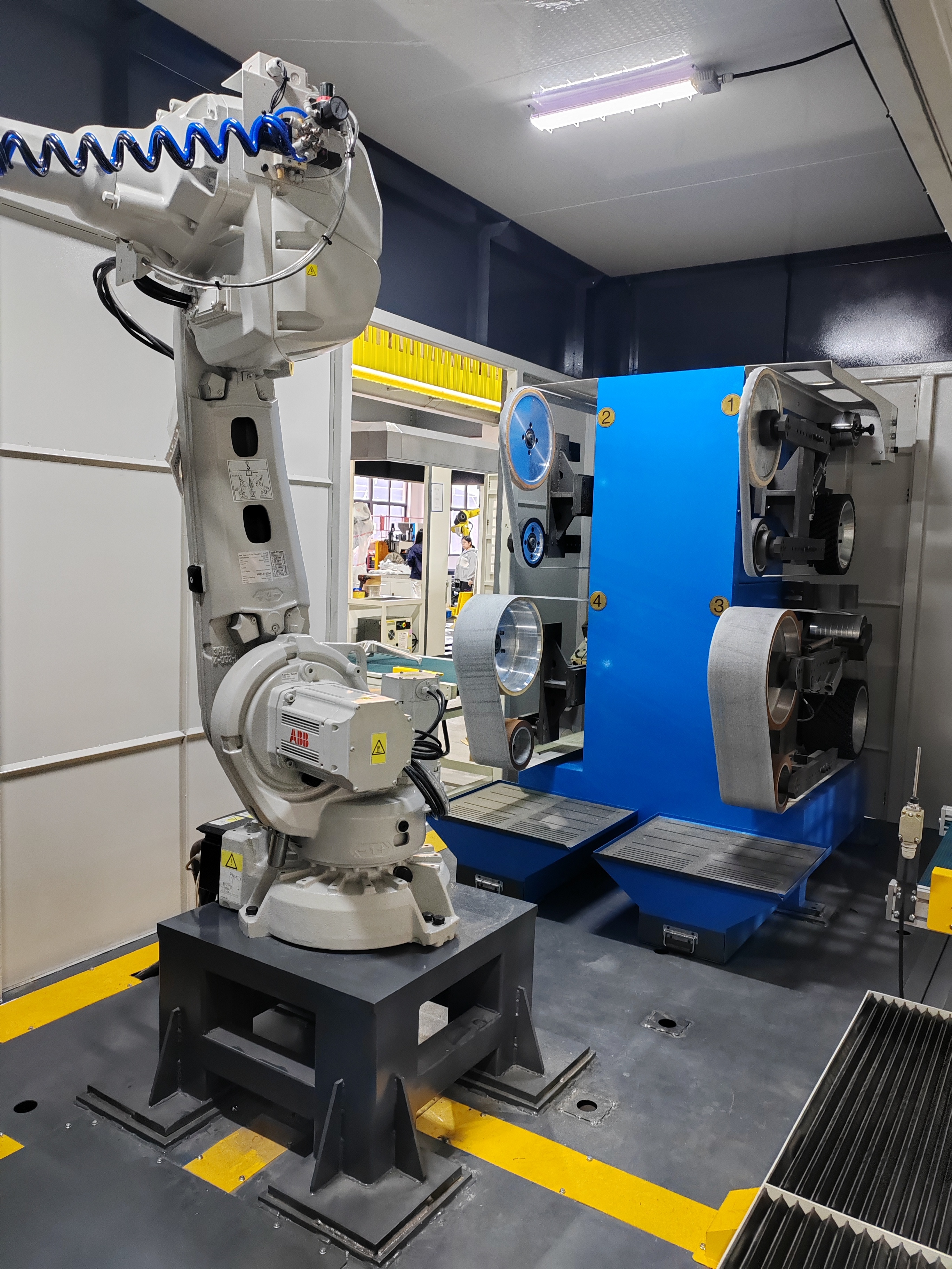 Labor Saving Robotic Aluminum Polishing Machine Adaptive Force Control For Gear Shift Fork