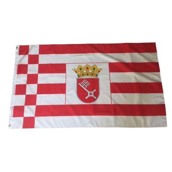 Digital Printing Freie Hansestadt Bremen Germany State Flag