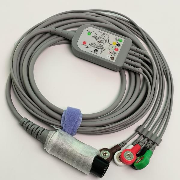 REF EC05DAS061 Monitores de cordão cardíaco integrado 5 Tipo de fivela resistente à desfibrilação por chumbo