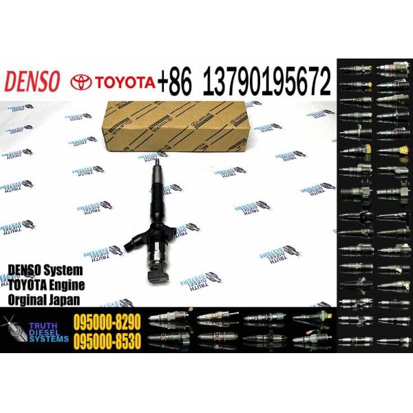 Fuel Injector 095000-8290 23670-09330 23670-0L050 for Toyota 1KD FTV 1 Piece Diesel Fuel Injection System 3 Months OEM Quality