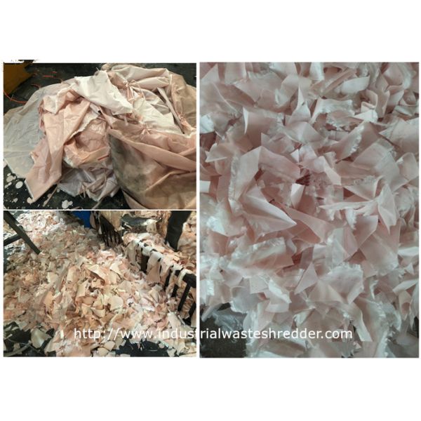 Дробилка резца шредера отбросов производства сумки ловителя кабины лифта ткани воздушной подушки высокопрочная