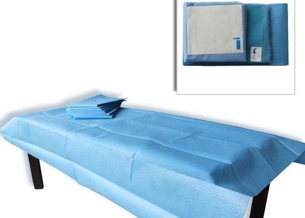 Médico descartável personalizado do tamanho drapeja/uso cirúrgico paciente do hospital das folhas