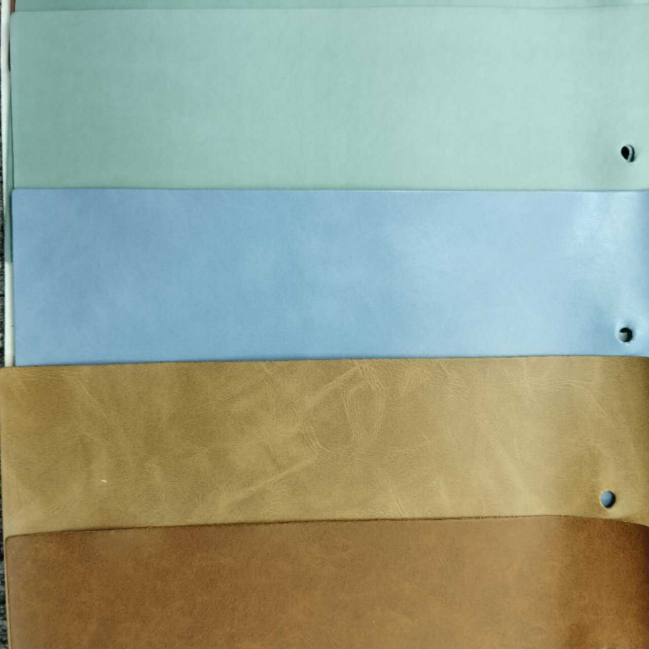 Retro Traditional Style with Competitive Prices Ready-made Products Pu Thermal Leather