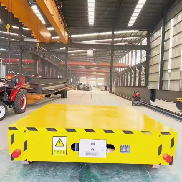 200 KG Electric Flat Car with Wireless Remote Control and 360 Degrees Rotating for Industrial Use