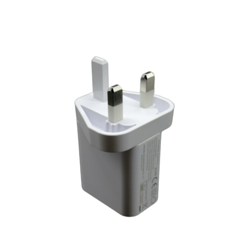 Заряжатель 110 стены телефона штепсельной вилки USB c - 240V 3 PD Pin 20W на iPhone 12 13 Pro
