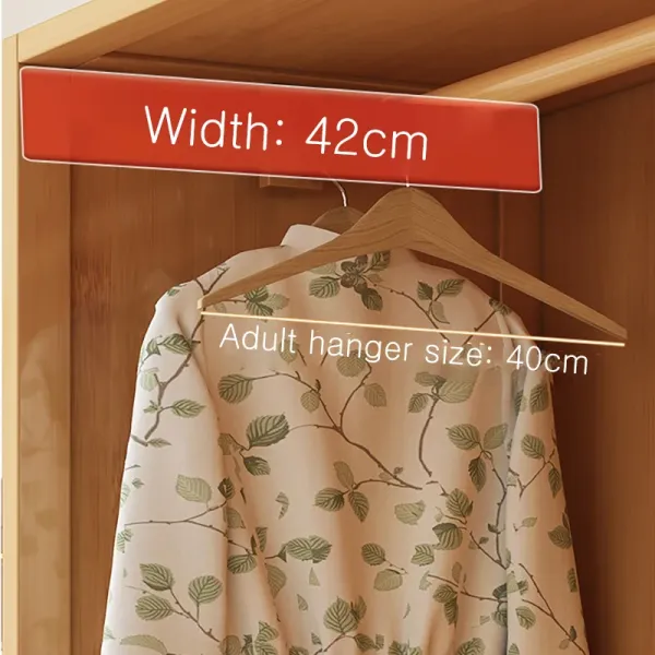 Assembly Bamboo Coat Rack for Bedroom Home Wardrobe Large Clothing Storage Cabinet Furniture