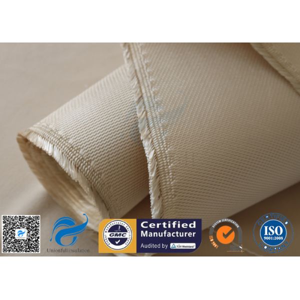 одеяло огня стеклоткани сатинировки ткани 1200℃ кремнезема 1200гсм 35оз Брауна высокое