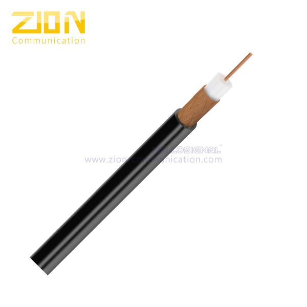 18 cabo coaxial de cobre desencapado do montante CMR do condutor RG6 Calibre de diâmetro de fios para a antena da tevê