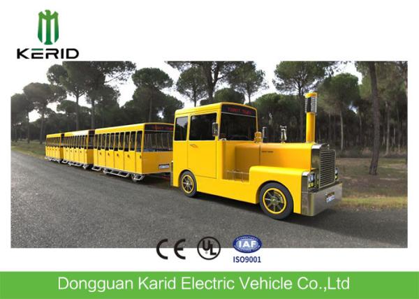 Assentos Mini Trackless Train do poder 62 da gasolina, passeio no trem do turista para atrações