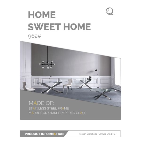 5 tablas laterales de acero inoxidables de 15m m para el top de cristal moderno de la sala de estar 35kg