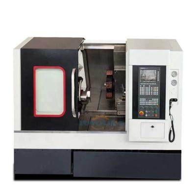 Torno de metal mini TCK50 de precisão universal padrão nacional com CE e tensão 380V