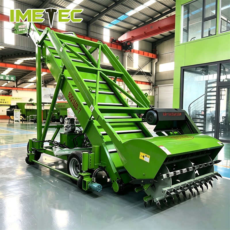 7.5kW Electric Silage Reclaimer with 304 Stainless Steel Wide Drum for Efficient Forage Picking