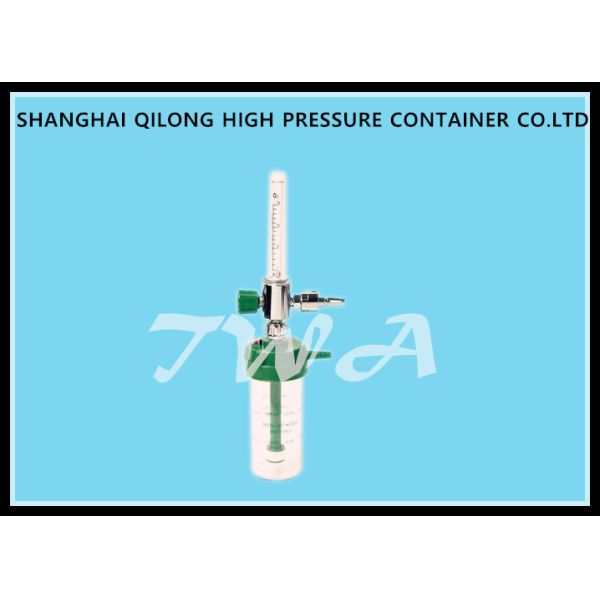British Type Plastic Wall Mounted Oxygen Regulator Single Flowmeter