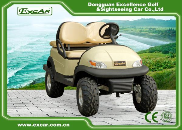 Encalhe carros da companhia de eletricidade com amarelo 4 Seater sem telhado/carros bondes da caça