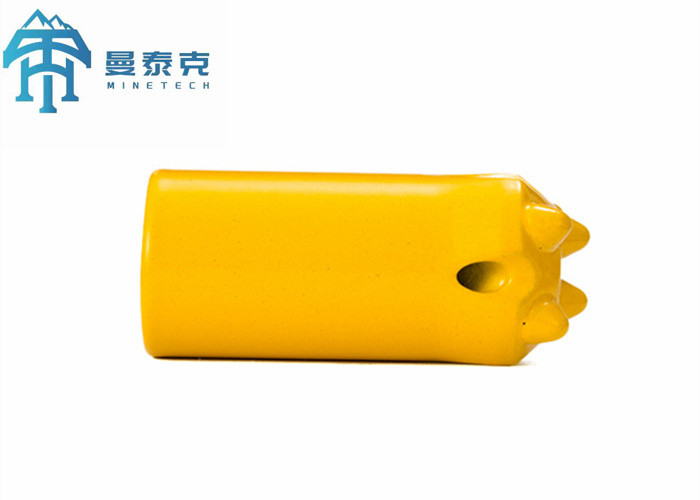 Красный 32mm сплющенный бит кнопки на утес гранита тело юбки 50/55/65 mm