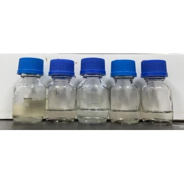 Electrochemical wastewater treatment equipment. No chemicals are required, no solid waste is produced, and the electrodes do not scale or clog.