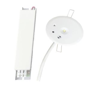 1W SMD White LED 220V Recessed Emergency Light Commercial Buildings IP20