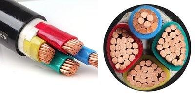 Customized Size 4 Core 6mm 10mm 16mm 25mm 35mm 50mm Cu/PVC/PVC Cable with Pure Copper
