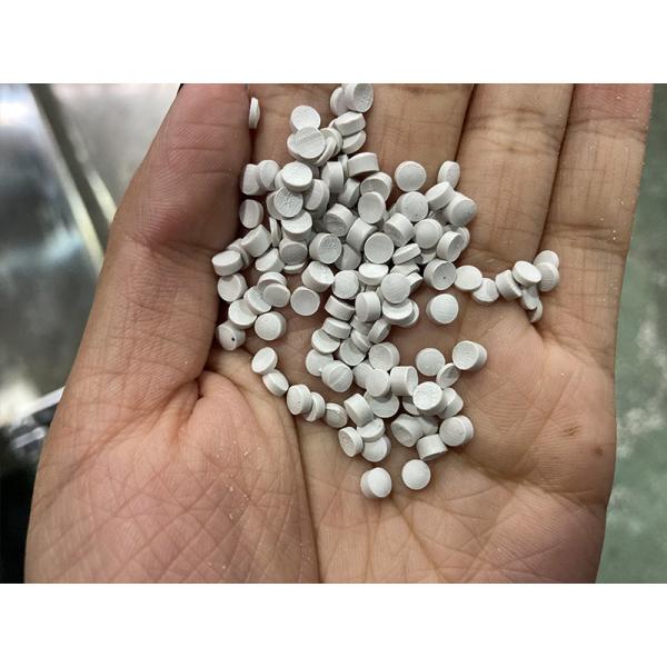 300kg/H PVC Plastic Extruder Air Cooling Single Screw PVC Granule Making Machine