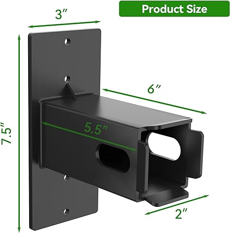 Accrochage monté à vélo support suspendu Garage organisateur facile à charger Trailer accrochage récepteur de stockage