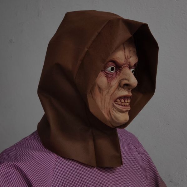 Breathable and Comfortable Latex Creepy Mask One Size Fit Most for Spooky Entertainment