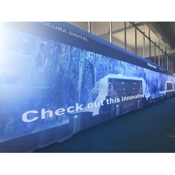 Stage Background LED Video Wall P6 , Indoor Full Color Flexible Led Display Screen