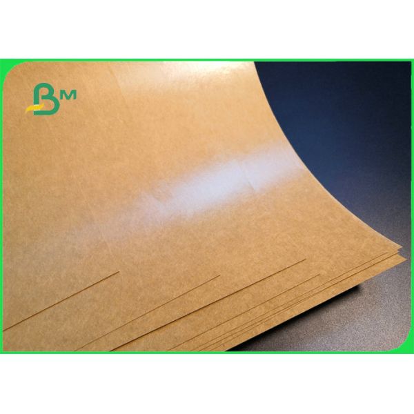 300gsm +15g PE cubrió el papel de Brown Kraft para la caja fuerte 61 * los 86cm de la comida de las fiambreras