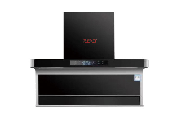 Kitchen Black Range Hood Carbon Filter Smart Stainless Steel Range Hood