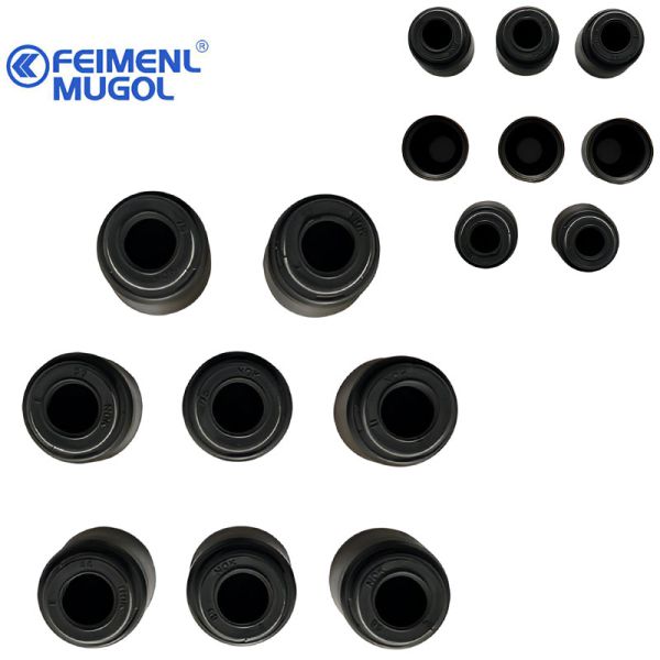 Professional Aftermarket 8-97120307 Valve Stem Oil Seal Set of 8 Pieces for ISUZU NKR for Engine Maintenance.