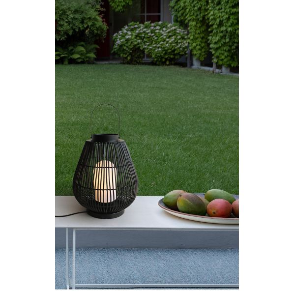 IP44 Waterproof Rattan Garden Lanterns For Outdoor Landscape Floor