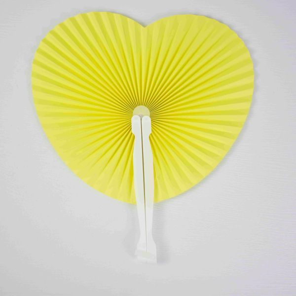 Heart/Round Hand Fan Clappers Solid Color - Wedding Party Use Factory Price