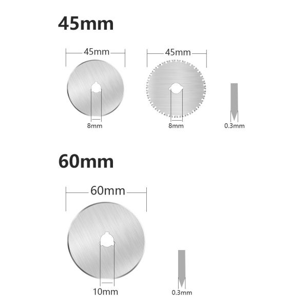 Долгая продолжительность жизни Круговые лопатки для резки вольфрамовой бумаги для резки пластика