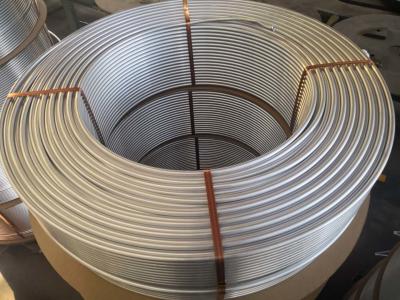 Car Radiator 3003 H14 Aluminum Tube Pancake Coil OD 6 - 8mm Thin Wall
