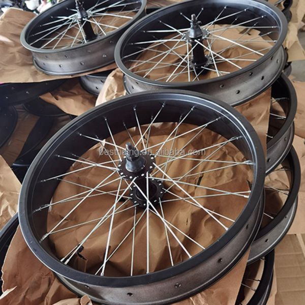 20*4.0 Conjunto de ruedas de aluminio de doble pared para bicicletas eléctricas