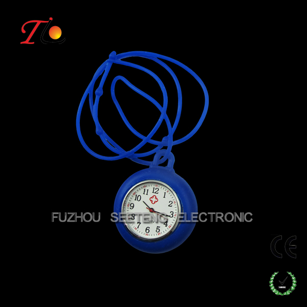 Interesting slicone slim and long band/strap nurse watches wholesale necklace watch