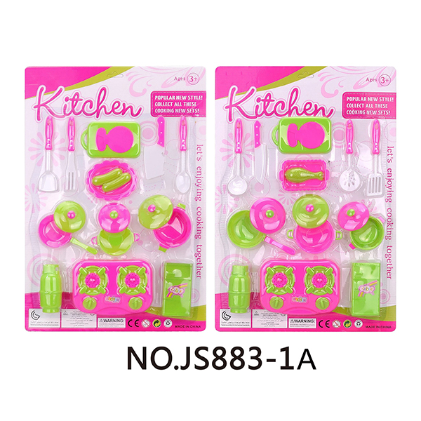 Eco Friendly Childrens Toy Kitchen Sets , Kids Toy Cooking Set 19.6 