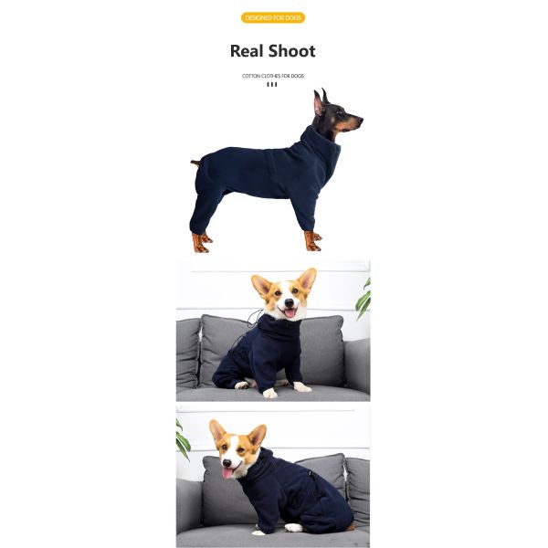 Ropa para mascotas Perrito pequeño y grande suéter de invierno vestido de lana polar