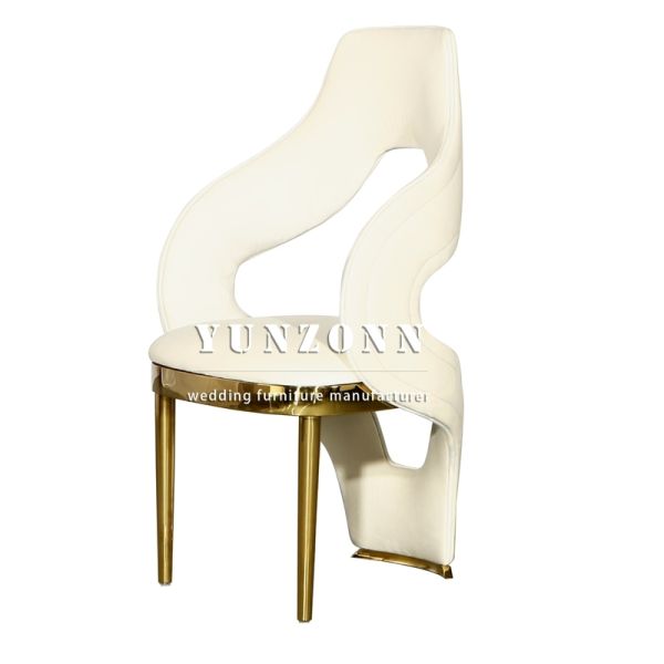 Unique Design Living Room Set Stainless Steel Accent Chair Leisure Chair for Wedding