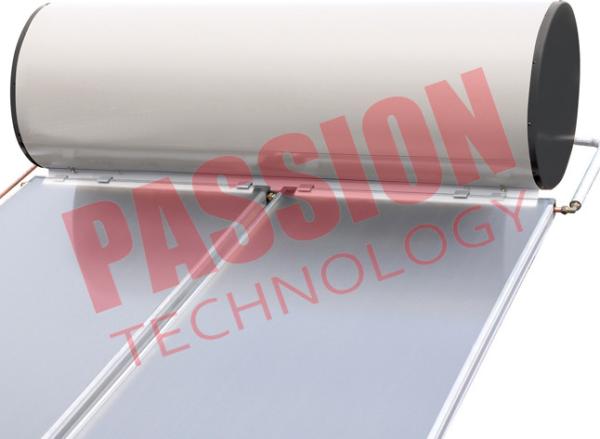 Material de alumínio de cobre pressurizado da placa lisa aquecedor de água solar Titanium azul