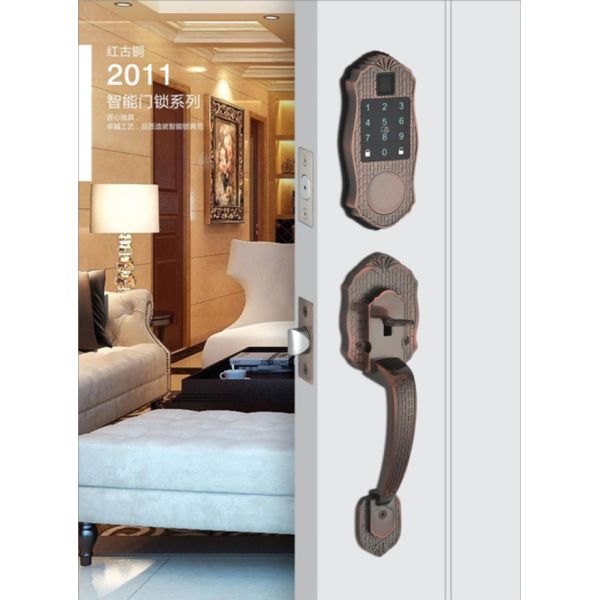 Умный дом водонепроницаемый электрический замок с APP-контролем WIFI Gate Door Fingerprint Smart